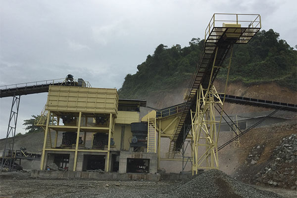 Hard Stone Crushing&Screening Plant in Indonesia