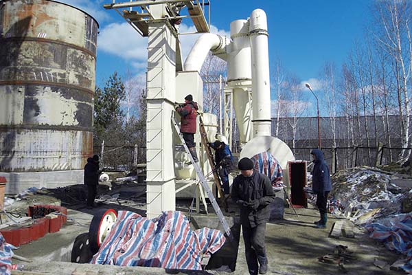 Limestone Super Pressure Trapezium Mill in Russia